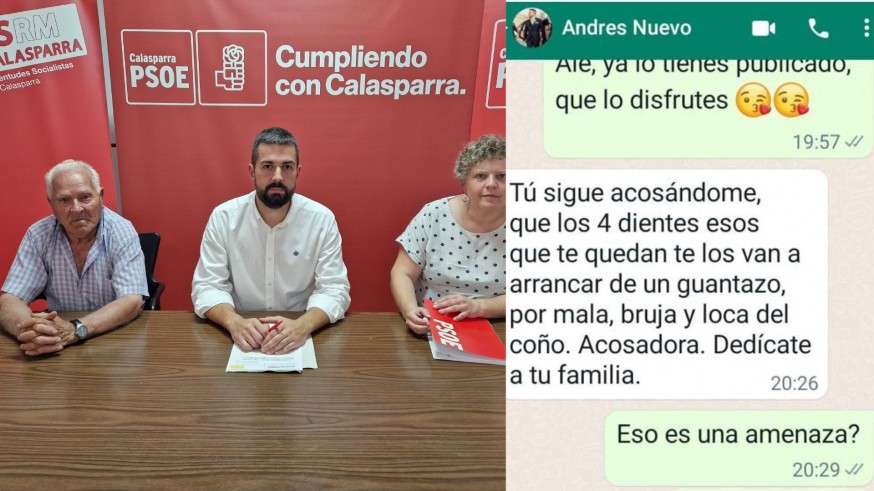 PSOE Calasparra exige la dimisión de un concejal del PP por amenazas a una ciudadana
