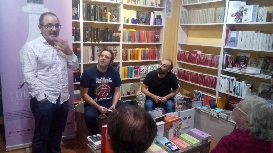 Un momento de la presentación del libro de José Óscar López