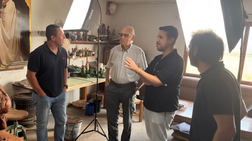 Mula rinde homenaje al arqueólogo Emeterio Cuadrado con una escultura