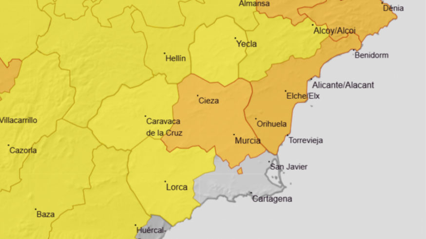 Aviso naranja en Vega del Segura el martes por máximas de 40º C