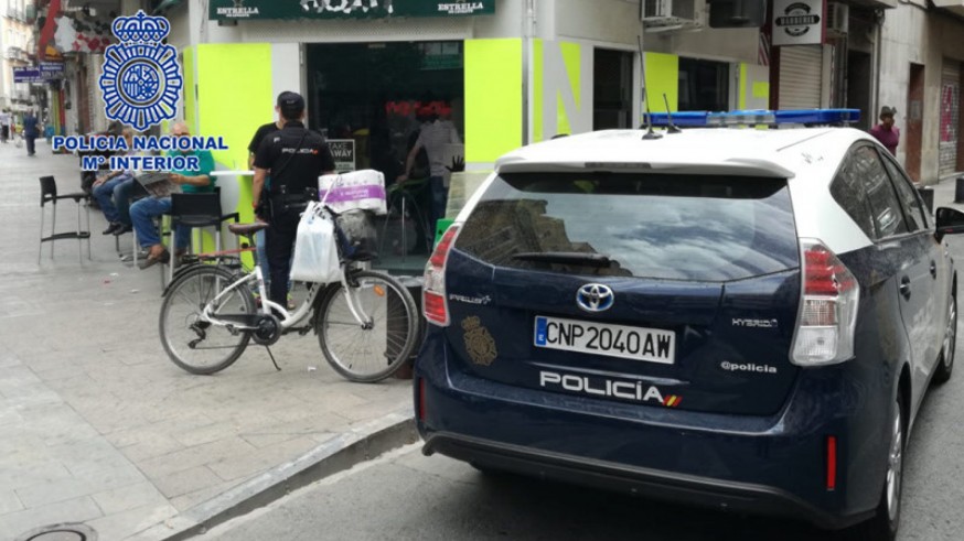 La Policía Nacional en acción