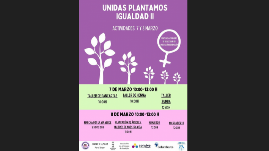 Beniaján celebra la segunda edición de Unidas Plantamos Igualdad