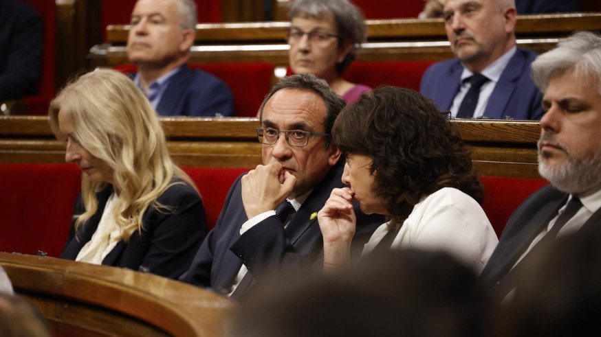 Josep Rull, elegido nuevo presidente del Parlament con el apoyo de Junts, ERC y CUP