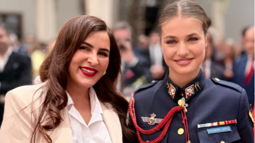 Miriam Alegría desvela el lado más cercano y humano de la Princesa Leonor en la recepción de Murcia