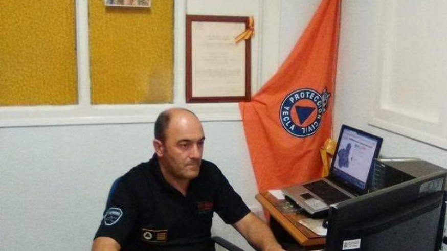 Juan Carlos Muñoz, jefe de servicio de Protección Civil en Yecla