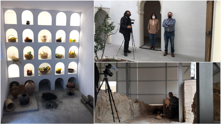 Momentos de la grabación del documental 'Las raíces moriscas de la cocina murciana'