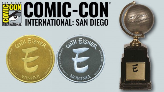 Logo de la Comic-Con de San Diego y premio Eisner