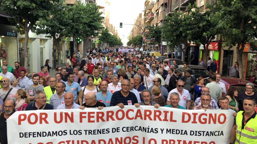 La manifestación discurrió por el Barrio del Carmen de Murcia