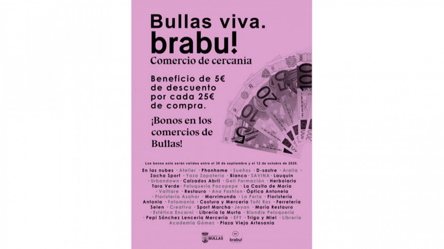 EL ROMPEOLAS. Los comercios de Bullas se movilizan para sobrevivir