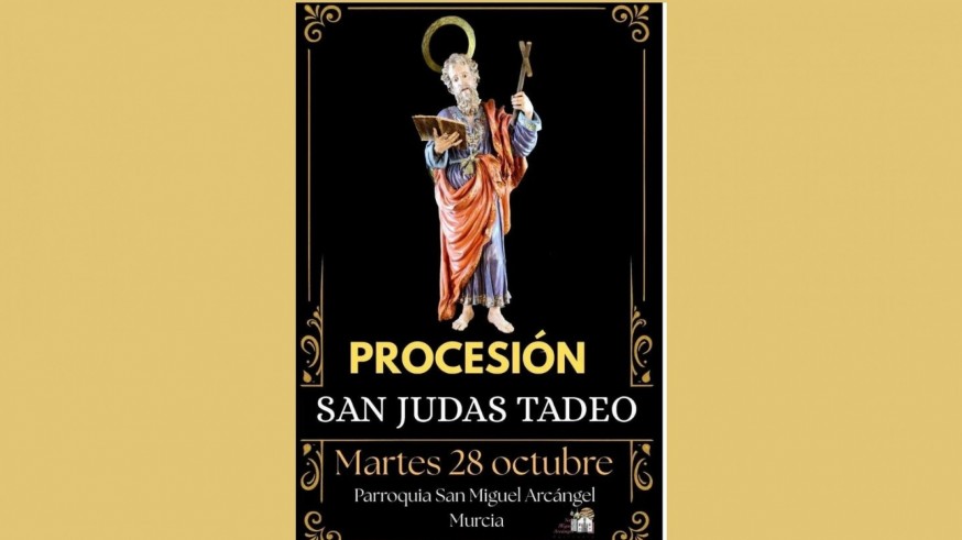 San Judas Tadeo saldrá por primera vez a las calles de Murcia