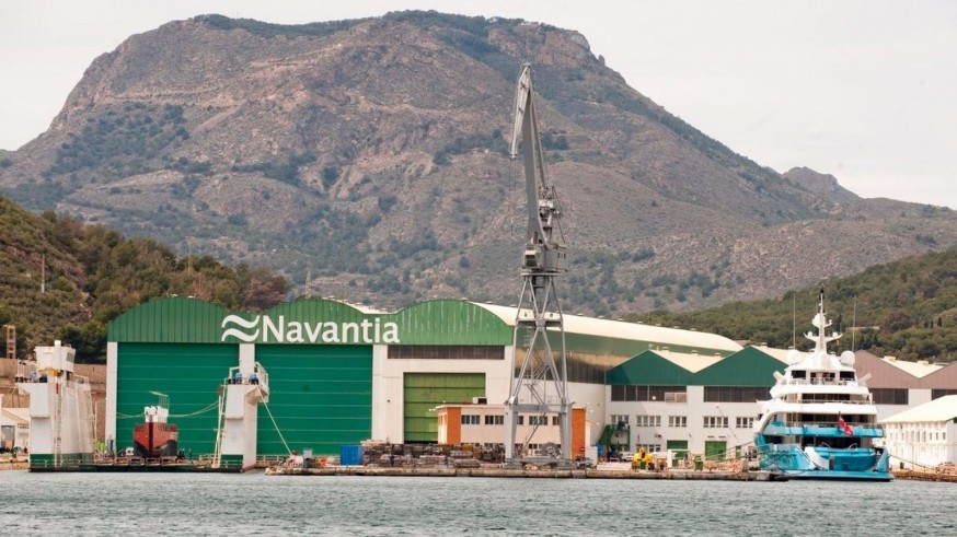Protesta semanal de los trabajadores de Navantia 