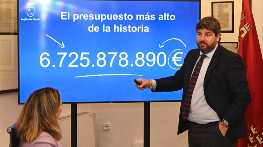 La Región de Murcia prorroga sus Presupuestos para 2026