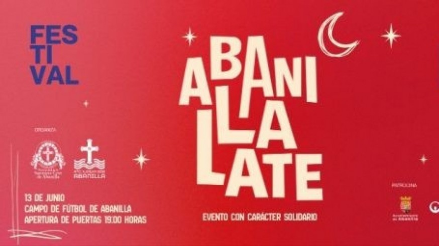Abanilla Late: Música y solidaridad se unen este sábado en el marco del Año Jubilar
