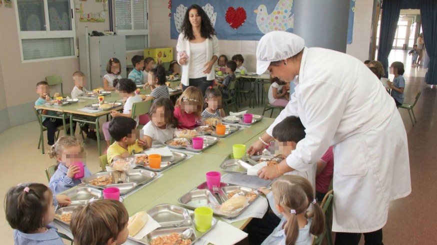 La Región de Murcia, comunidad con menor cobertura en ayudas a comedor escolar