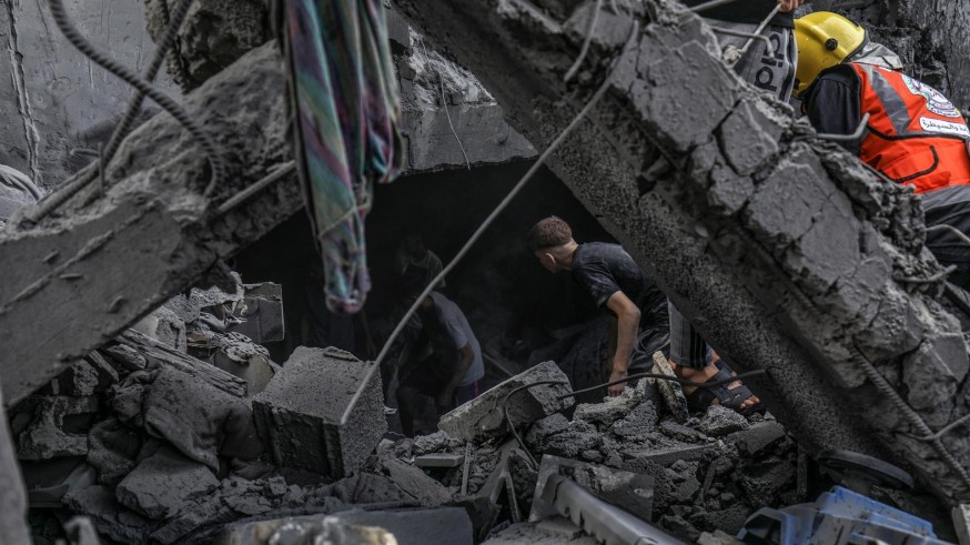 Gaza denuncia más de 500 muertos por un bombardeo israelí en un hospital en el norte de la Franja
