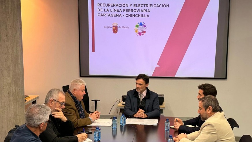 Frente común para exigir la recuperación y electrificación de la línea ferroviaria Cartagena-Chinchilla