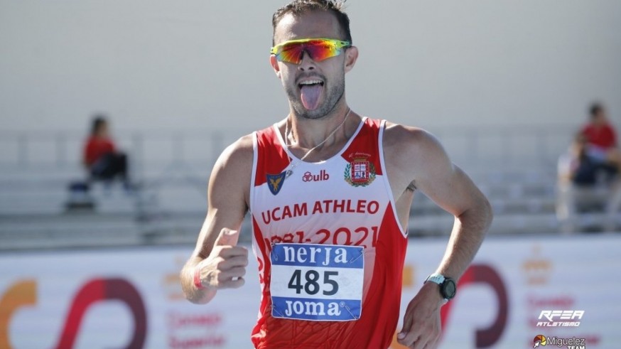 Manu Bermúdez, campeón de España de marcha