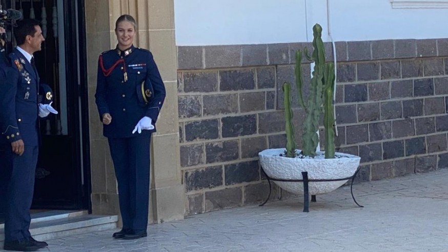 Leonor de Borbón inicia su curso en la Academia General del Aire y del Espacio