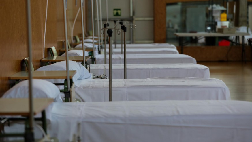 Hospital de campaña en Alcalá de Henares