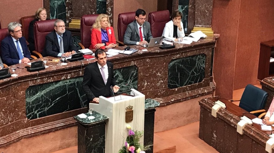 Liarte durante su intervención