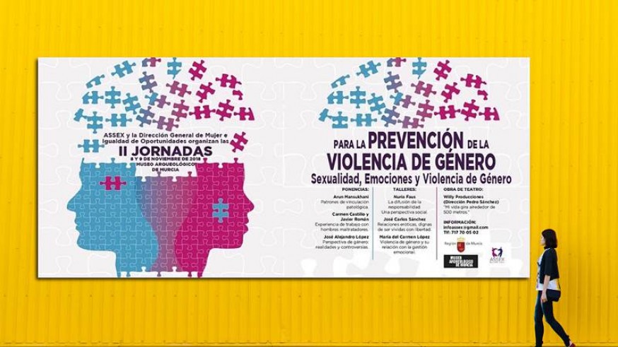 Cartel de las II Jornadas para la prevención de la violencia de género
