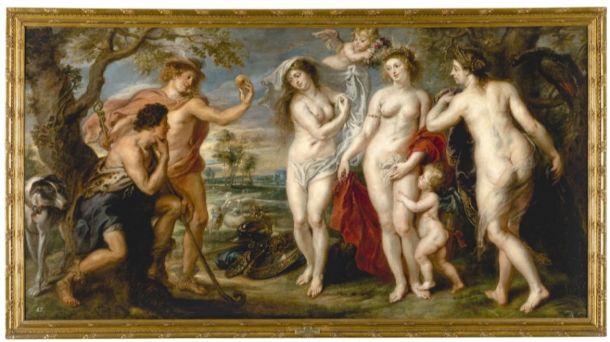 El Juicio de París. Rubens. Museo Nacional del Prado