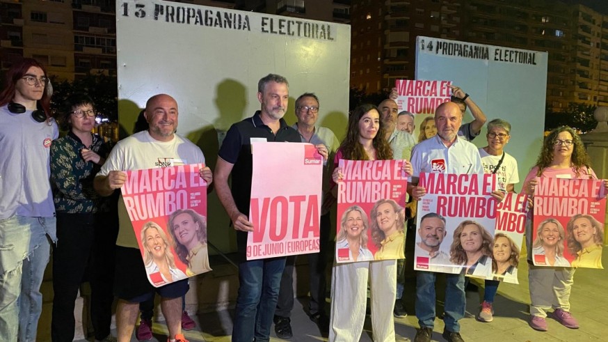 Sumar arranca la campaña llamando al voto para frenar "la internacional del odio"