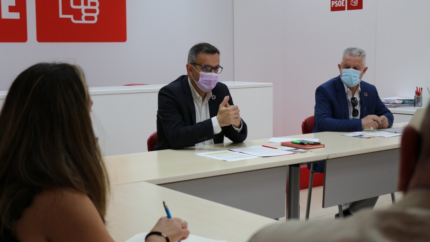 Reunión del PSOE con profesionales de la salud mental. PSRM-PSOE
