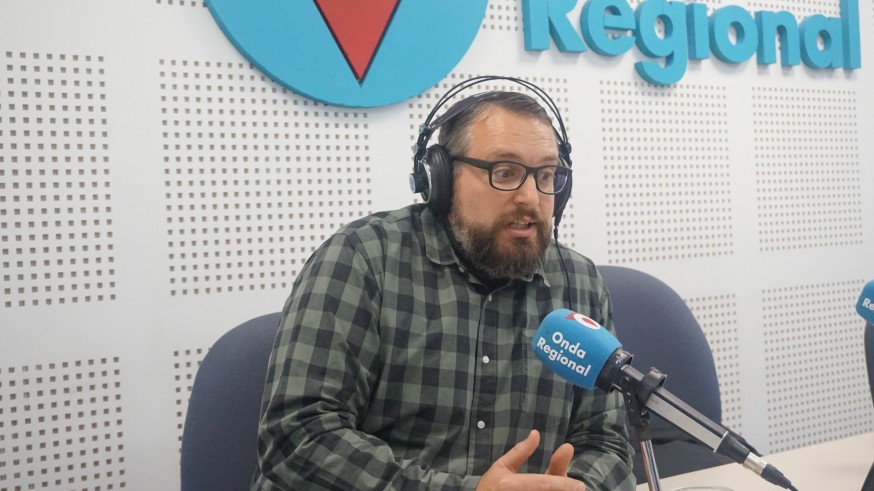Pedro Luengo en los estudios de ORM