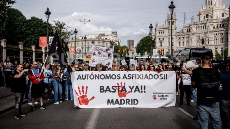 Manifestación de los autónomos este domingo en Murcia