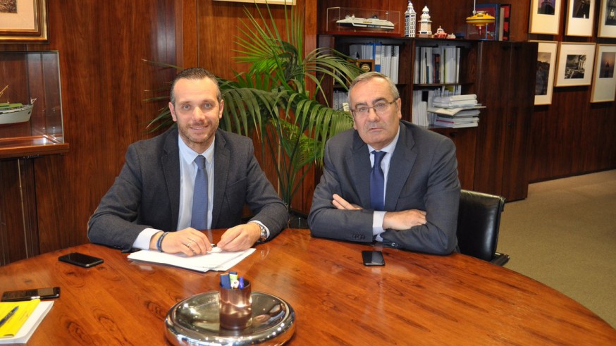 Joaquín Segado (i) junto a José Llorca