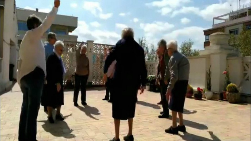 Fotograma del vídeo de las Religiosas de Jesús-María de Murcia