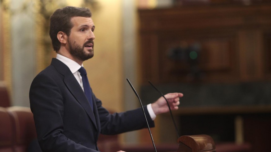Pablo Casado en su intervención