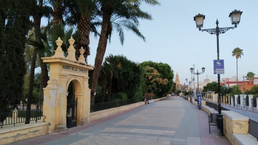 Paseo del Malecón en Murcia