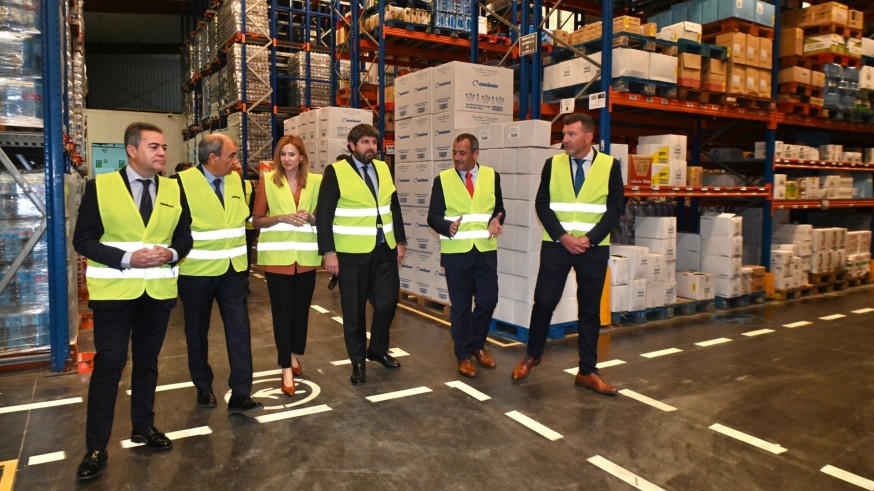 Covirán celebra su 65 aniversario en la plataforma logística de Lorquí