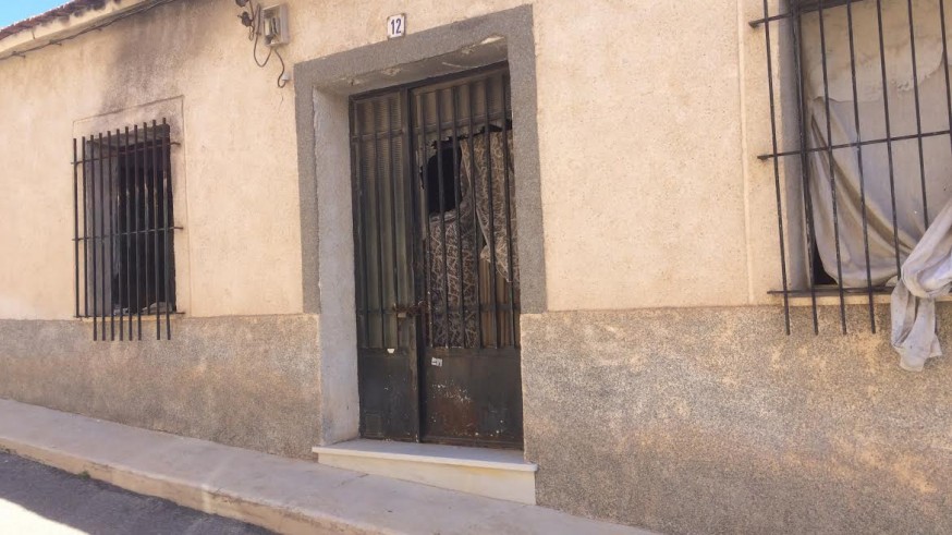 Vivienda en la que ha sido encontrado el cuerpo del fallecido
