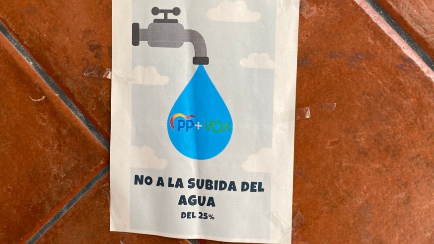 Más de mil firmas en contra de la subida del precio del agua en La Unión