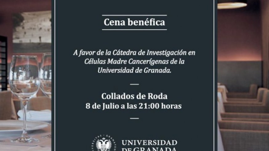 Cartel de la Cena benéfica