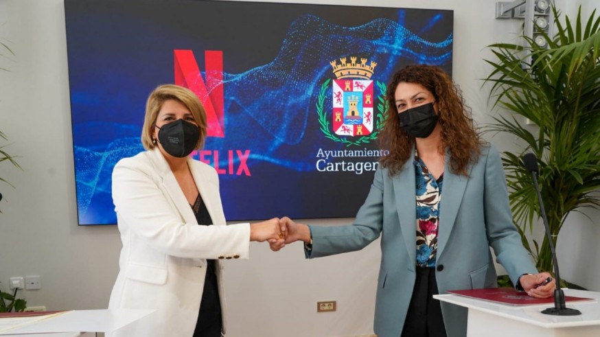 Netflix firma en Cartagena su primer convenio con un ayuntamiento de España