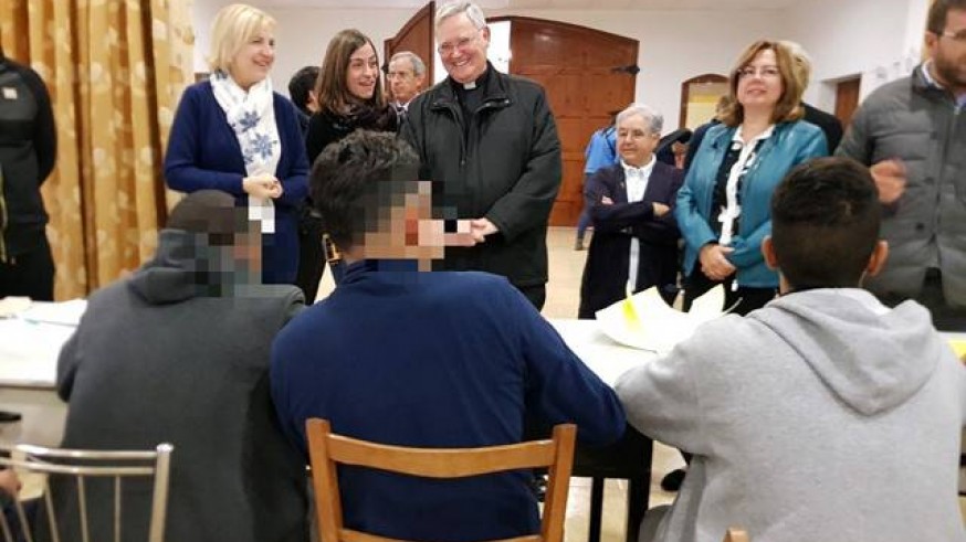 Imagen de archivo de menores no acompañados en un centro de acogida. CARM