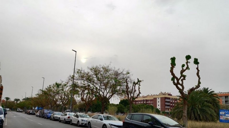 Toda la Región de Murcia sufre una intrusión de polvo sahariano que supera los niveles aconsejables de concentración de partículas
