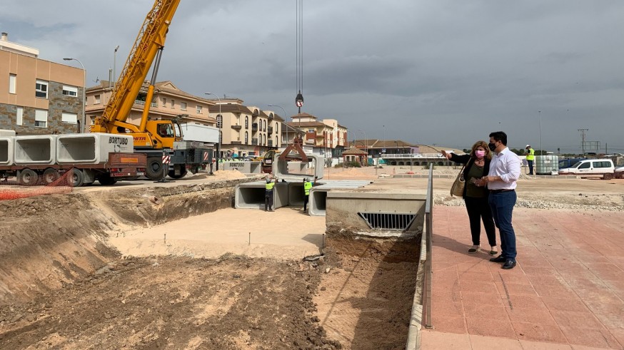 Zona en la que se están acometiendo las obras. AYTO SAN JAVIER