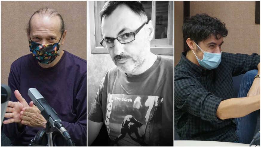 Román García, Juan Antonio Sánchez JASS y Fran Ropero