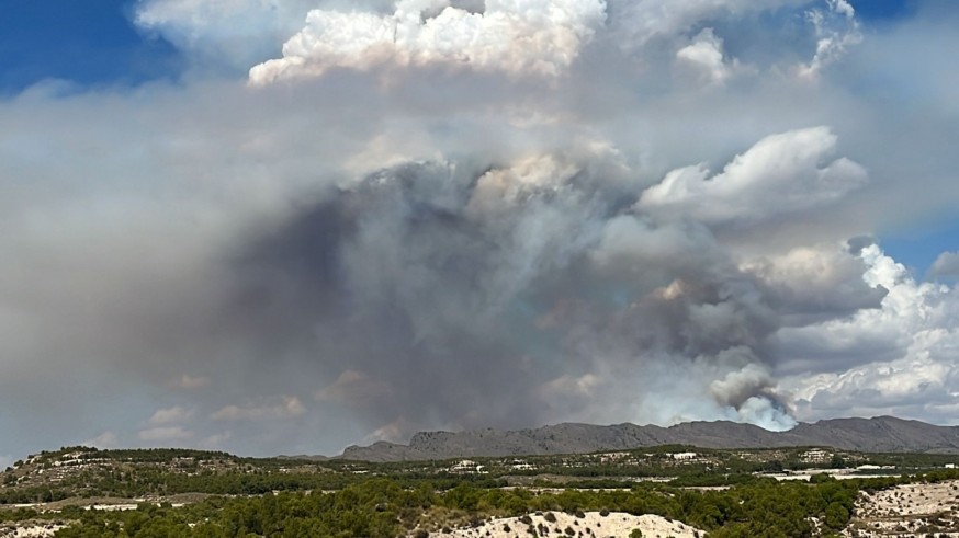 Nuevo incendio forestal en Jumilla