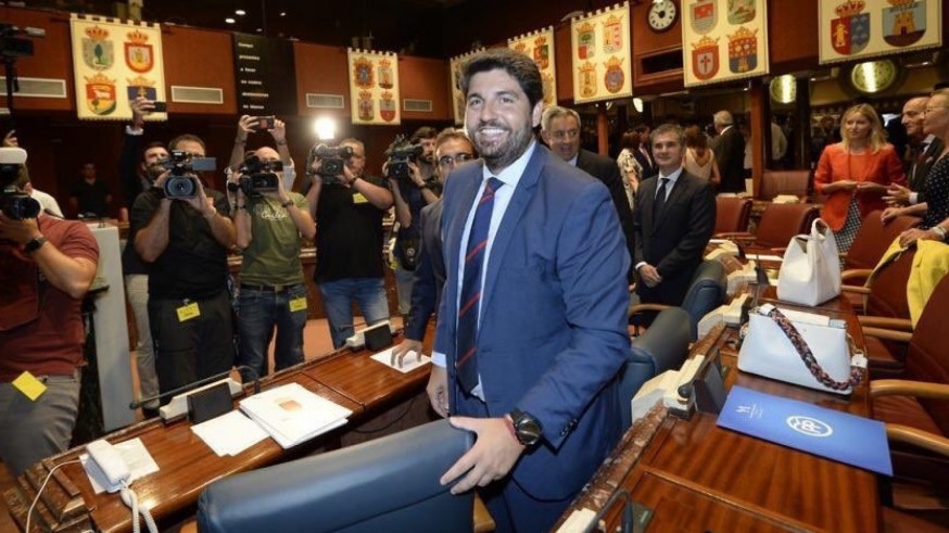 López Miras tras ser investido.