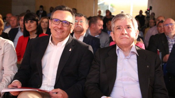 Diego Conesa y Enrique Barón. PSOE REGIÓN DE MURCIA