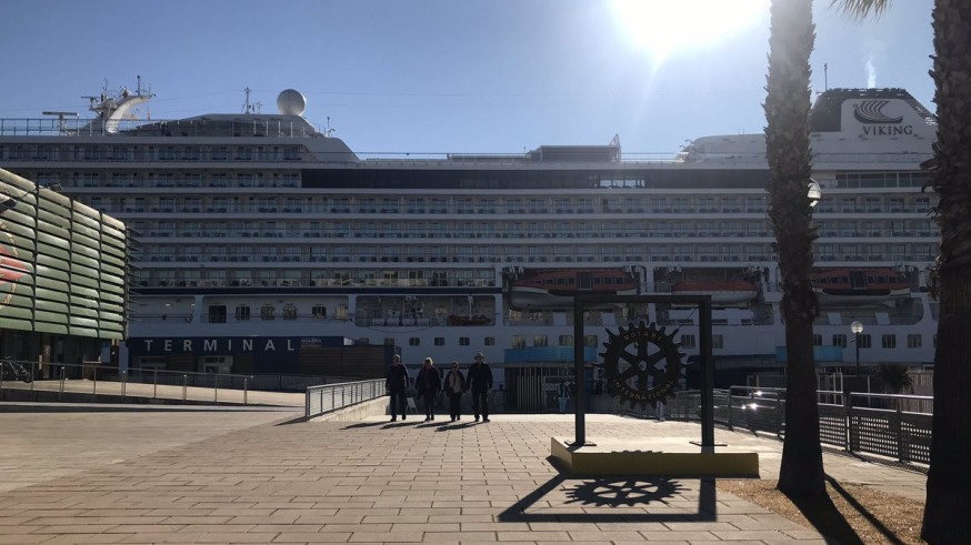 Crucero 'Viking Sun' este miércoles en el Puerto de Cartagena