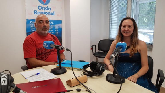 José Antonio García y Carmen Molina en Onda Regional
