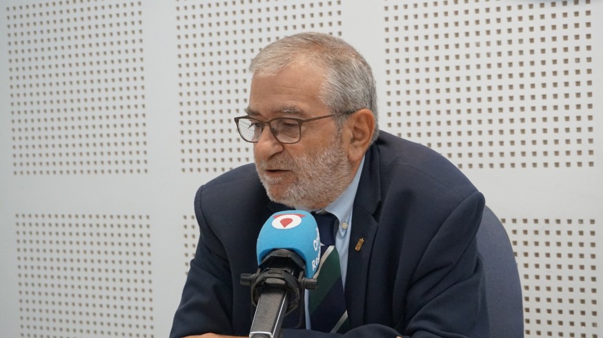 Alberto Castillo, en los estudios de ORM
