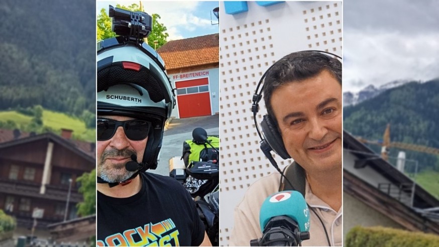 Carretera y manta. Con José Antonio García Ayala hablamos con Claudio José Pérez, que está recorriendo Europa en moto